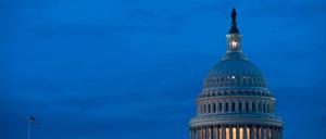 Der Kongress in Washington beriet bis nach Mitternacht über den Haushalt.