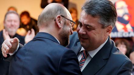 Martin Schulz und Sigmar Gabriel waren einmal Freunde.