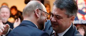Martin Schulz und Sigmar Gabriel waren einmal Freunde.