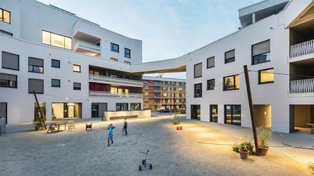 Gewinner des diesjährigen Preises. Das Projekt "WagnisArt". Eine Wohnanlage im Norden von Schwabing.