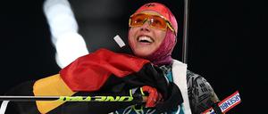 Den Durchblick behalten. Laura Dahlmeier wurde ihrer Rolle als Favoritin bei Olympia gerecht. 