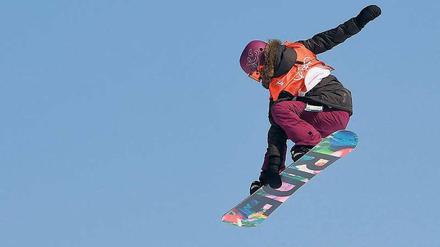 Die Deutsche Silvia Mittermüller geht in Pyeongchang im Big Air an den Start.