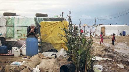 Wo Kultur beginnt. Ein Lager im Libanon für geflüchtete Syrer. Das Goethe-Institut kann hier mit Hilfe von Flüchtlingsorganisationen Programme anbieten.