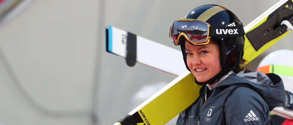 Carina Vogt gehört dieses Mal nicht zu den großen Favoritinnen.