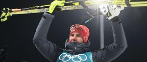 Arnd Peiffer gewinnt in Pyeongchang Olympia-Gold über die Sprint-Distanz