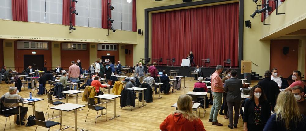 Der BVV-Saal in Lichtenberg.
