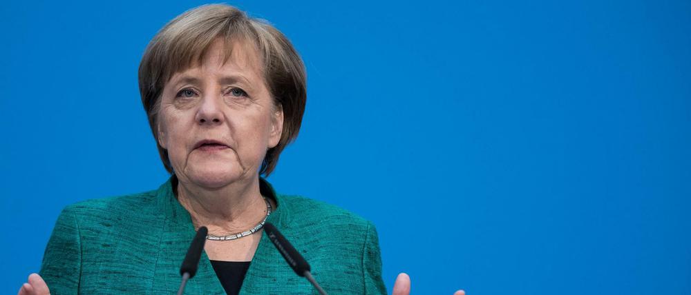 Bundeskanzlerin Angela Merkel (CDU).