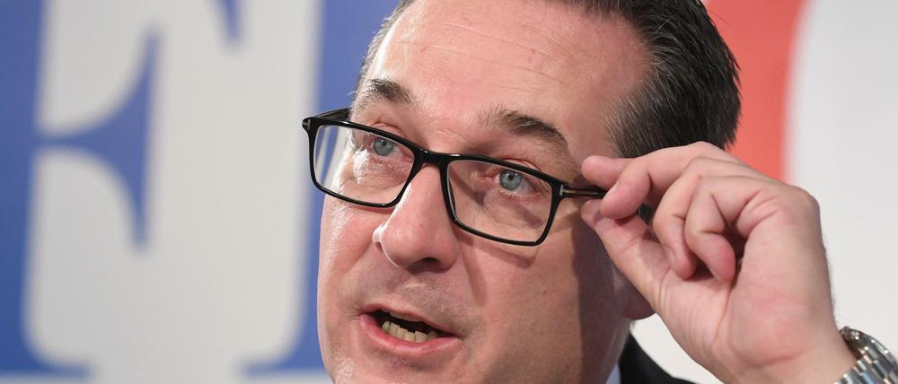 Österreichs Vizekanzler Heinz-Christian Strache (FPÖ).