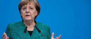 Angela Merkel im Konrad-Adenauer-Haus.