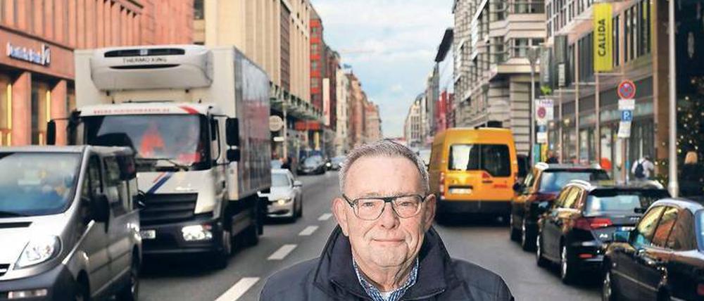 Zeitzeuge. Nach der Wende war Rainer Boldt Chef der Interessengemeinschaft der Gewerbetreibenden an der Friedrichstraße.