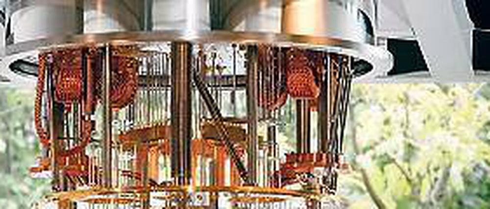 Quantensprung. Auch Firmen wie IBM entwickeln schon Computer, die nicht nur mit 0 und 1 sondern auch Zahlen dazwischen rechnen können. Foto: IBM