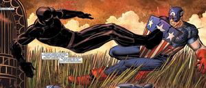 Zweikampf: Eine Szene aus "Who Is The Black Panther Paperback" von Reginald Hudlin und John Romita Jr.