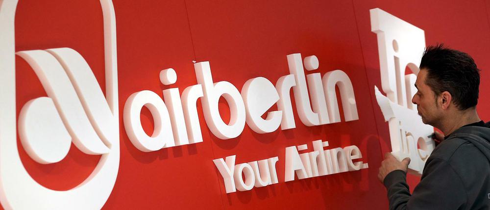 Wer möchte gern so heißen? Ein Messestand von Air Berlin aus dem Jahr 2014.