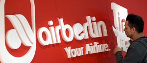 Wer möchte gern so heißen? Ein Messestand von Air Berlin aus dem Jahr 2014.