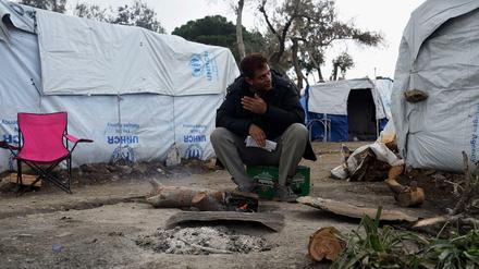 Langwierige Verfahren. Zahlreiche Flüchtlinge sitzen auf den griechischen Inseln - wie hier auf Lesbos - fest.