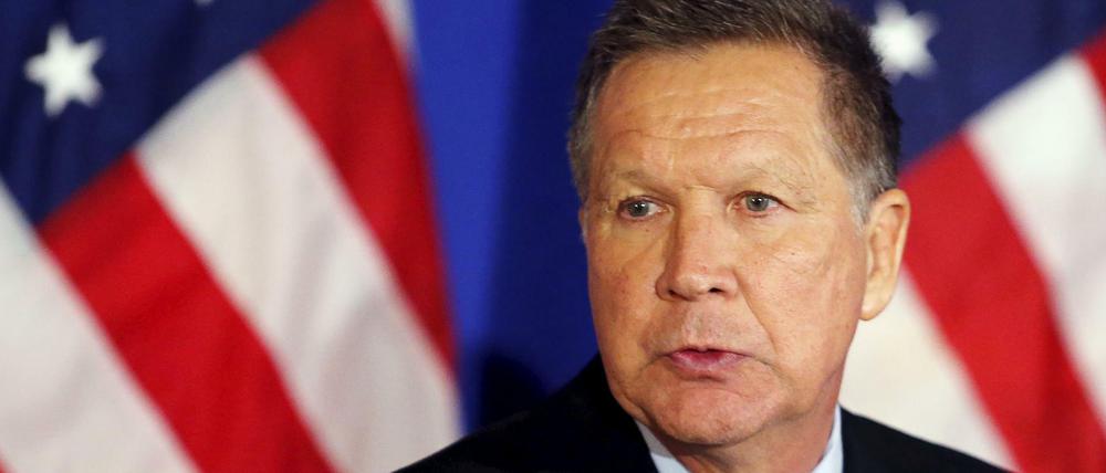 John Kasich, republikanischer Gouverneur von Ohio, gehört zu den profiliertesten Trump-Kritikern der Grand Old Party.