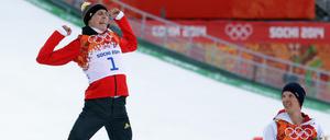 Eric Frenzel ist schon wieder ganz oben.