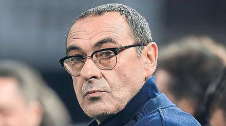 Spätberufener. Neapels Trainer Maurizio Sarri. 