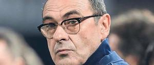 Spätberufener. Neapels Trainer Maurizio Sarri. 