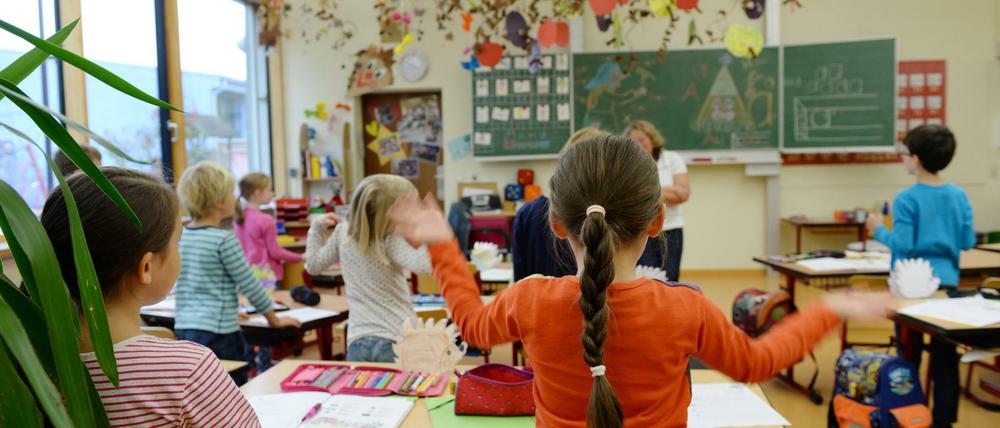 Berliner Grundschüler haben im bundesweiten Vergleich in der 1. und 2. Klasse den wenigsten Unterricht.