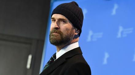 Der Regisseur, Schauspieler und Drehbuchautor Rupert Everett beim Fototermin für "The Happy Prince". 