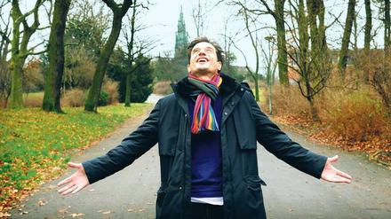 Sein Abenteuerspielplatz. Oliver Mommsen, 49, wohnt seit 20 Jahren in Kreuzberg. Im Viktoriapark kennt er jeden Winkel.