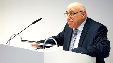 Hermann Simon bei der Verleihung der Auszeichnung am 12. Januar 2018.