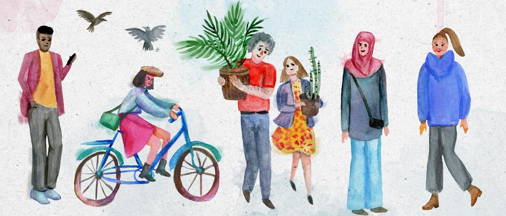 Montage: Tagesspiegel, Schuber , Foto: Getty Images/iStockphoto