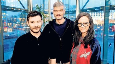 Der Österreicher Michael Stütz, der Deutsche Andreas Struck und die Spanierin Paz Lázaro.