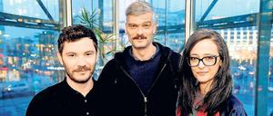 Der Österreicher Michael Stütz, der Deutsche Andreas Struck und die Spanierin Paz Lázaro.