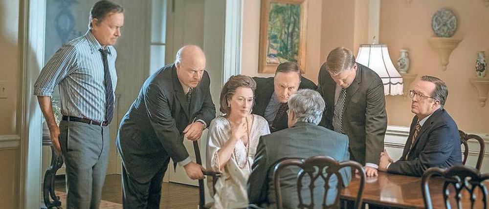 Meryl Streep als Katharine Graham in Steven Spielbergs „Die Verlegerin“ – wie oft allein unter Männern.