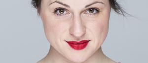 Die Schauspielerin Lisa Jopt hielt einen Vortrag auf der Preisverleihung.