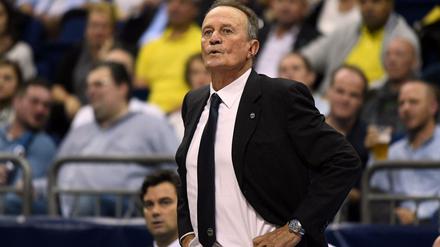 Kann man sich anschauen. Berlins Trainer Aito Garcia Reneses coachte sein Team zum nächsten Sieg.
