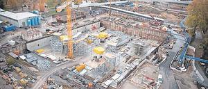 Baustelle Stuttgart 21. 