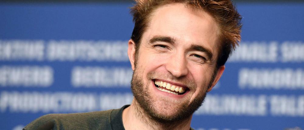 Der britische Schauspieler Robert Pattinson auf der "Damsel"-Pressekonferenz.