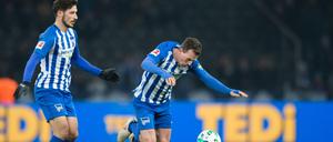 Gegen Mainz brachten sich die Herthaner sogar ganz ohne Gegenspieler zu Fall. 