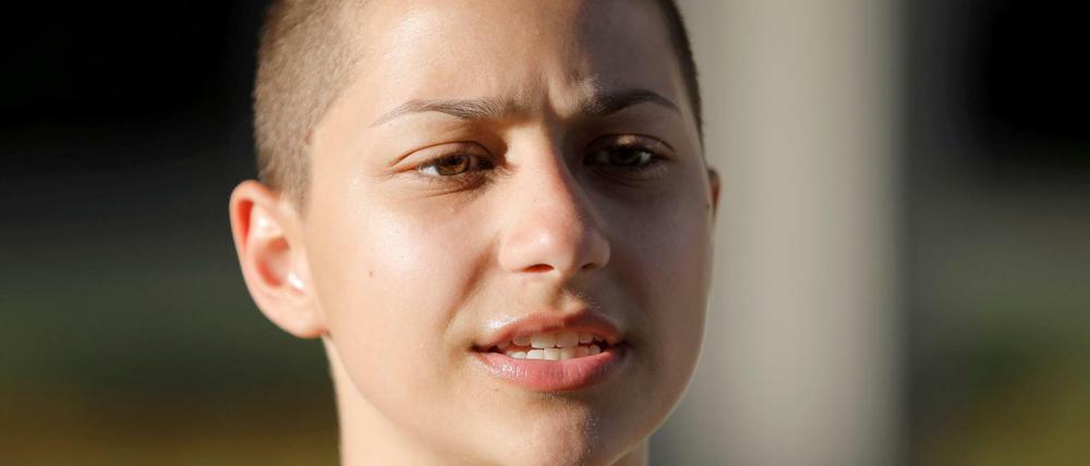 Klagt an. Emma Gonzalez, 18-jährige Schülerin, die das Massaker von Parkland überlebt hat.