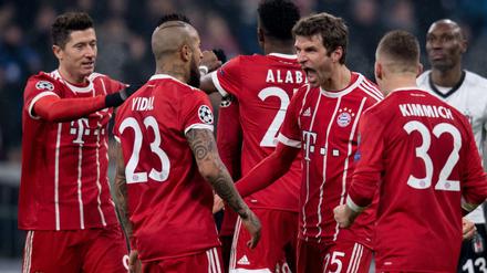 Rote Freu(n)de. Die Bayern dürfen gegen Besiktas fünfmal jubeln.
