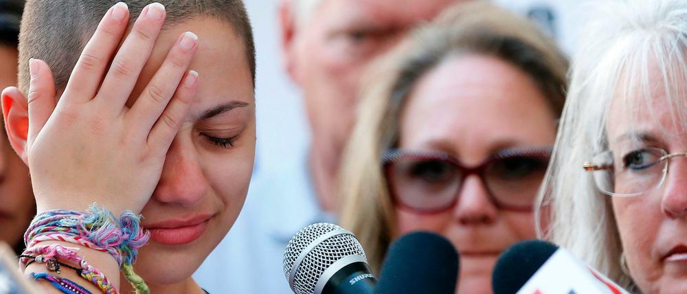 Emma Gonzales sprach in ihrer bewegenden Rede den amerikanischen Präsidenten direkt an.