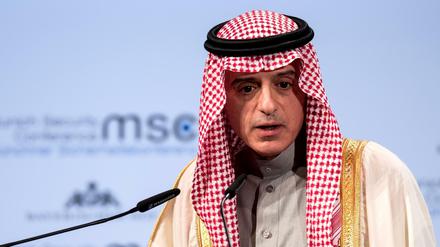 Adel bin Achmed al-Dschubeir, der Außenminister von Saudi-Arabien.