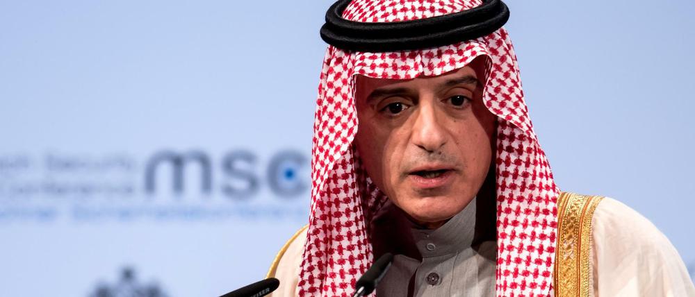 Adel bin Achmed al-Dschubeir, der Außenminister von Saudi-Arabien.