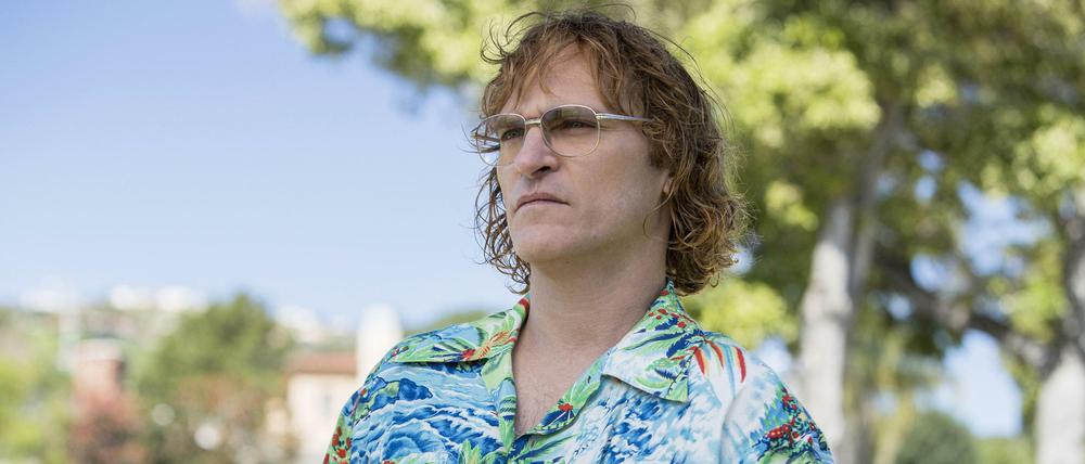 Er kriecht in seine Rolle hinein. Joaquin Phoenix in „Don’t worry, he won’t get far on Foot“. 