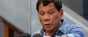 Berüchtigt für seine Reden: Rodrigo Duterte, Präsident der Philippinen