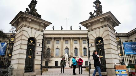 Das Portal der Humboldt-Universität.