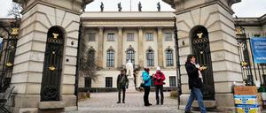 Das Portal der Humboldt-Universität.