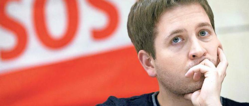 Überzeugungstäter. Kevin Kühnert ist so gefragt wie nie. Ein Privatleben habe er derzeit „nur nachts“.