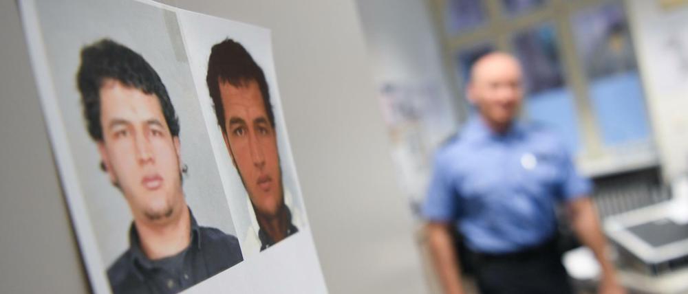 Fahndungsfotos des Breitscheidplatz-Attentäters Anis Amri.