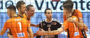 Leichtes Spiel für die Volleys gegen den Tabellenletzten (Archivfoto).