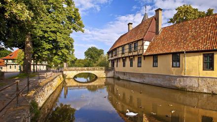 Aus Steinfurt, hier Schloss Burgsteinfurt, stammen ungewöhnlich viele prominente Politiker. 