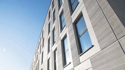 So ähnlich könnten auch die beiden neuen Flüchtlingsunterkünfte in Steglitz-Zehlendorf aussehen - diese steht in Marzahn-Herllersdorf.